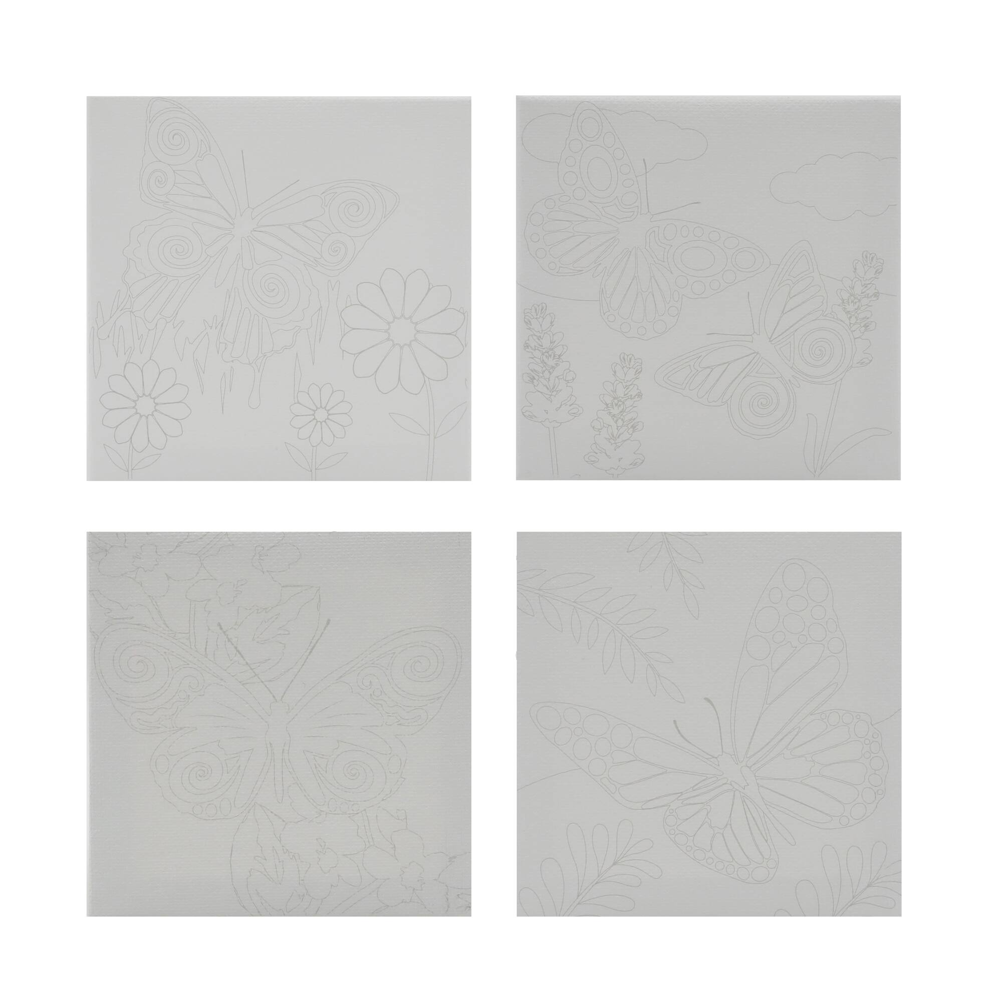 Butterflies Mini Canvas Painting Kit by Craft Smart®
